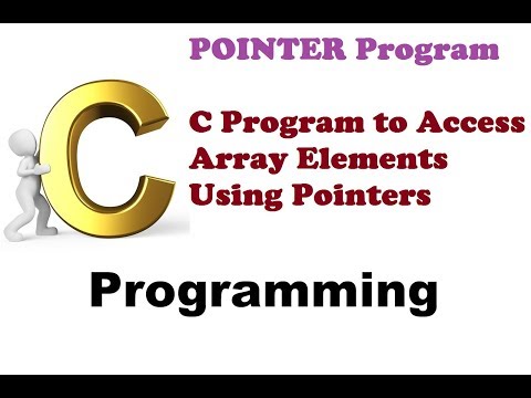 Program 101 P101 C Program To Access Array Elements Using Pointers C227