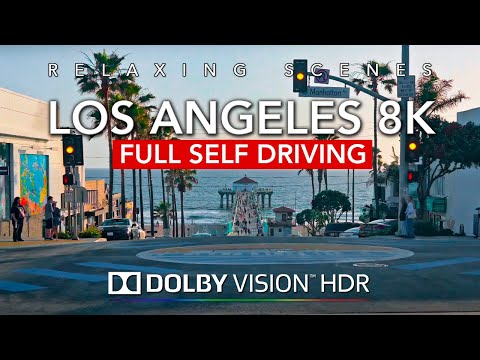World’s First 8K Dolby Vision HDR Full Self Driving Tour of Los Angeles