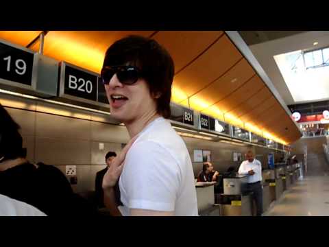 Yu Shirota at LAX Airport 120429
