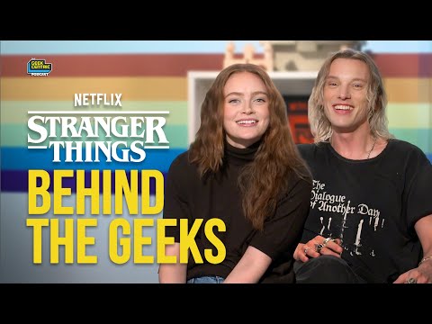 Behind The Geeks | Stranger Things 5 Vol. 1 SPOILER Interview  - Sadie Sink & Jamie Campbell Bower