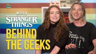 Behind The Geeks | Stranger Things 5 Vol. 1 SPOILER Interview  - Sadie Sink & Jamie Campbell Bower