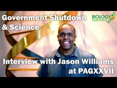 Government Shutdown and Science - Jason Williams Interview at PAGXXVII