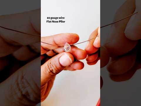 How to wire wrap Briolette’s easily? #wirewrapping #wirewrappingtutorial