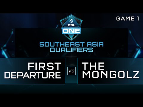First Departure vs The Mongolz - ESL One Manila SEA Qualifier - Game 1