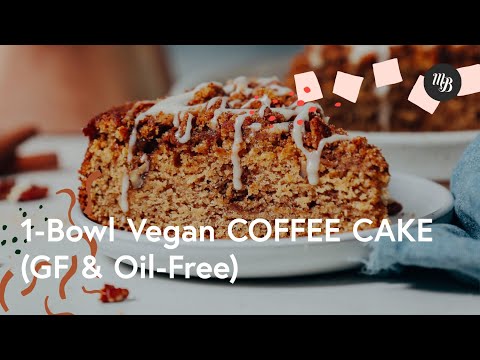 1-Bowl Vegan Coffee Cake (GF, Oil-Free) | Minimalist Baker Recipes