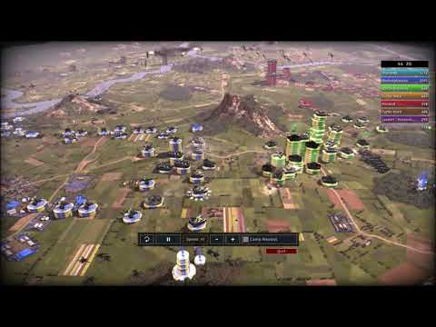 R.U.S.E - Fighting For Honor And Victory: Ruse Multiplayer Gameplay (8 Player FFA)