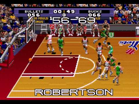 Tecmo Super NBA Basketball Super Nintendo