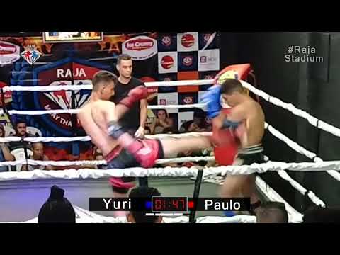 PAULO HENRIQUE (BROTHERES FIGHT) vs. YURI FRANCISCO (CLUBE DA LUTA) 65 KG MUAY THAI - RAJA 34