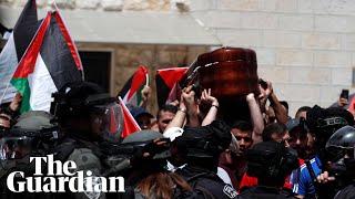 Israeli police attack funeral procession of killed journalist Shireen Abu Aqleh