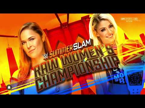 WWE Summerslam 2018 - Alexa Bliss (c) vs Ronda Rousey Promo