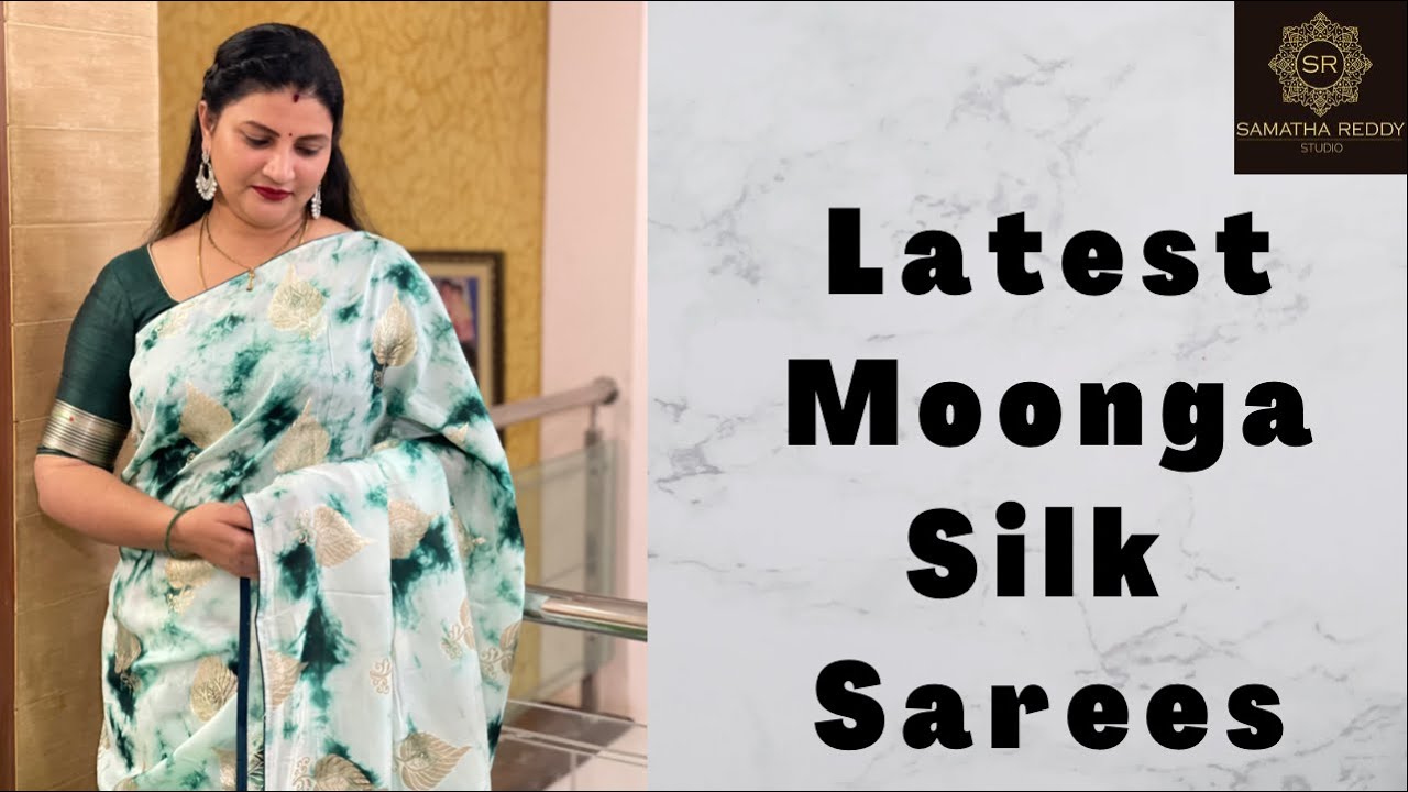 <p style="color: red">Video : </p>Latest Moonga Silk Sarees | Samatha Reddy Studio 2022-05-17