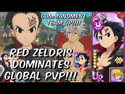 Red Zeldris Commandment Team is INSANE for Global PVP!! - Lostvayne - Seven Deadly Sins: Grand Cross