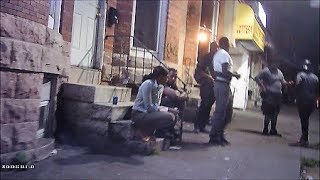 BALTIMORE HOOD UP CLOSE AT NIGHT / GUNFIRE HEARD