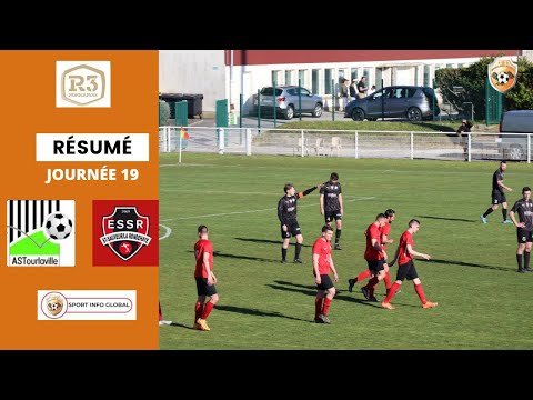 RÉSUMÉ RÉGIONAL 3 :  AS TOURLAVILLE  2 -  ES ST SAUVEUR LA RONDEHAYE (0-2)