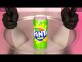 Fanta Exotic Turned Into Ice Cream Rolls ASMR