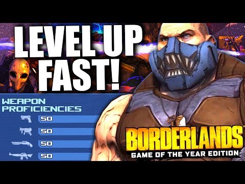 How To Level Up FAST in Borderlands Remastered & Max Out Weapon Proficiency! (Borderlands Guide)