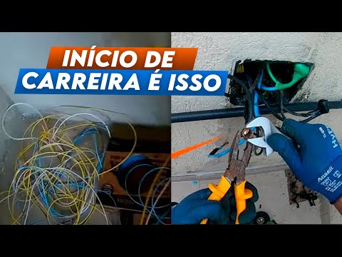 OLHA o que esse ELETRICISTA Fez no INÍCIO da CARREIRA