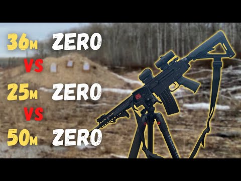 WS MCR | 25m 50m vs 36m Zero | What's The Best Distance to ZERO Your Rifle?