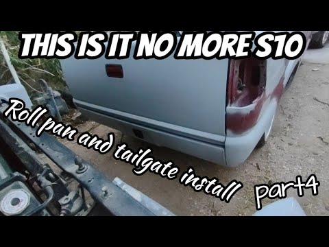 final video of the S10 roll pan and new tailgate install.