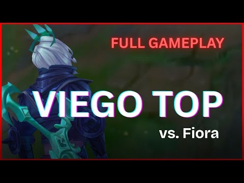 [Full Gameplay] Drac Viego Top vs. Fiora  - 1 100126