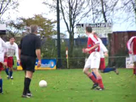 07-11-09 Koudekerk - Sportlust 46 4 5-1 doelpunt Rutger Dubbeld