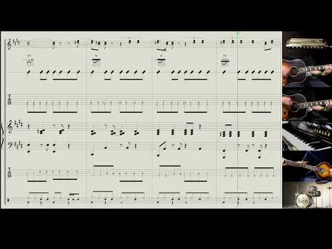 How to play : Little Child - The Beatles - guitar, bass, piano, harmonica, drums