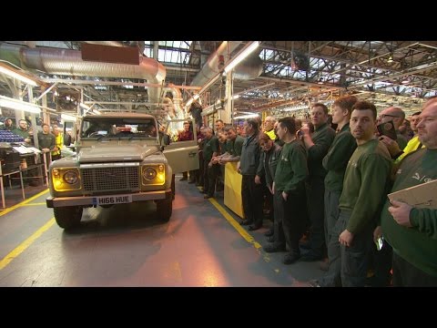 The last Land Rover Defender rolls off production