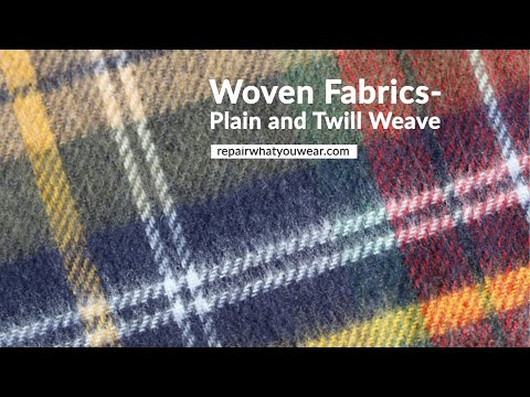 Woven Fabrics- Plain and Twill Weave