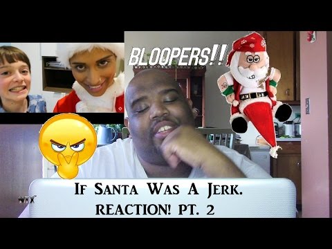 If Santa Was A Jerk . ( Ft The Kid's From Stranger Things ) Bloopers - Reaction Pt 2