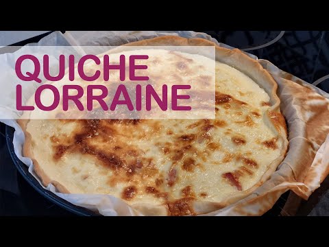 🥧 Quiche Lorraine / Tarte aux Lardons.