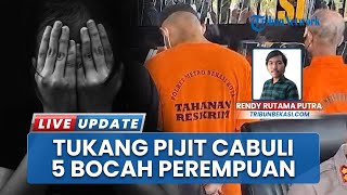 Bejat! Kakek Tukang Pijat Lecehkan 5 Bocah di Bekasi: Korban Mengeluh Sakit di Bagian Intim
