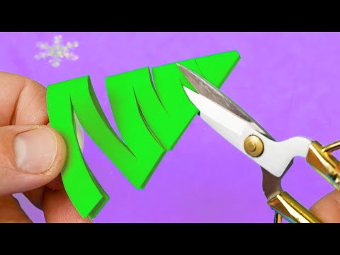 5 ИДЕЙ поделок на Новый Год из бумаги своими руками Легкий Новогодний декор 2022 #3