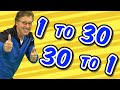 1 to 30 and 30 to 1 | Jack Hartmann Count to 30 | Counting Song