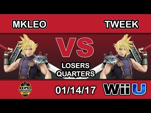 2GGC: Genesis Saga - Echo Fox | MkLeo (Cloud/Marth) Vs. Tweek (Cloud) Losers Quarters - Smash Wii U