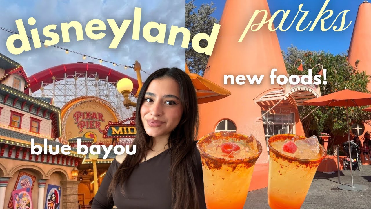 DISNEYLAND VLOG🎢 finally trying Blue Bayou, new disney foods!  