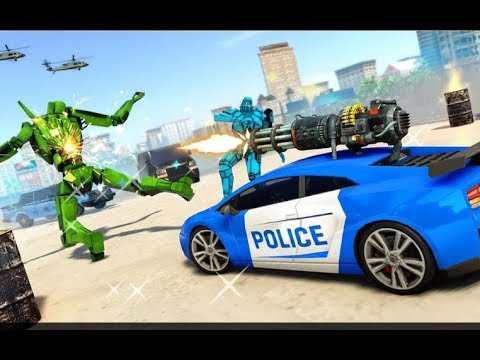 Amazing Police Horse Robot Transformation Part-2 | Rescue City Robot Wars Android GamePlay