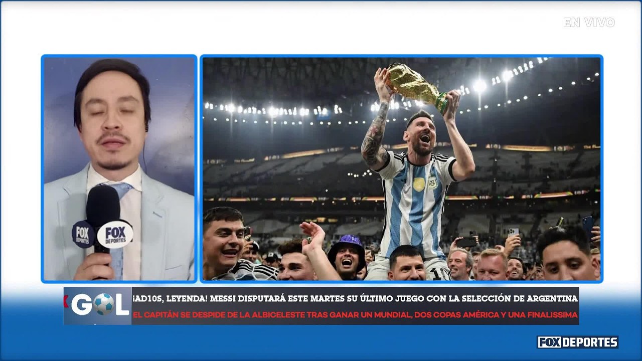 EL '10' DICE ADIÓS | Lionel Messi jugará su último partido con la Selección Argentina | GolXGol