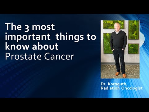 The 3 things to know about prostate cancer