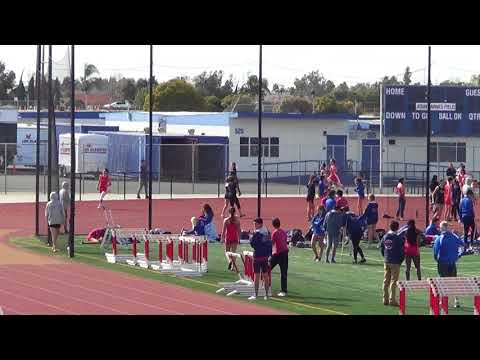 FSB 400m Heat 2 vs Troy 3-14-18 - Los Alamitos Boys