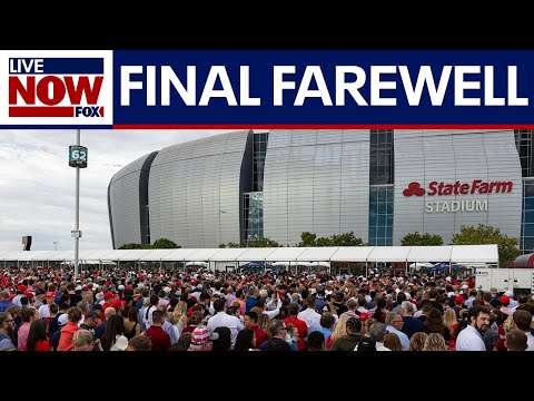 Video | Thousands exit State Farm Stadium after Charlie Kirk memorial | LiveNOW from FOX