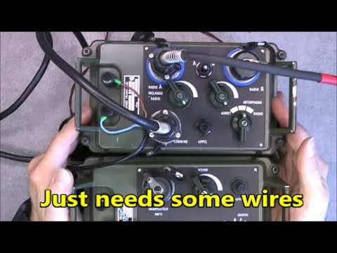 Military radio remote control set teardown BC-451 and TL-64