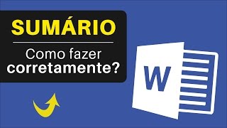 Como Fazer SUMÁRIO no Word Passo a Passo