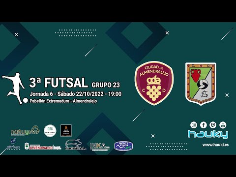 🧔🏻‍⚽ 3ª División Nacional Futsal -  Jornada 6 - CD Ciudad de Almendralejo - CD Alfar Salvatierra  🇪🇸
