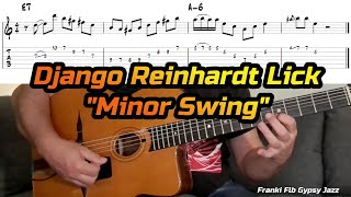 Minor Swing Django Reinhardt Licks - Plans et Cours Guitare Gypsy Jazz Manouche