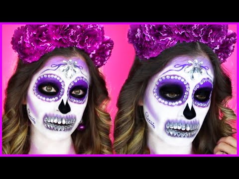 Maquillaje de CATRINA para Halloween y Día de los Muertos | NatyGloss