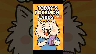 TODAY'S POKÉMON CARDS Day 1 #pokemon #pokemoncards #englishlearning #vocabulary #pokemonenglish