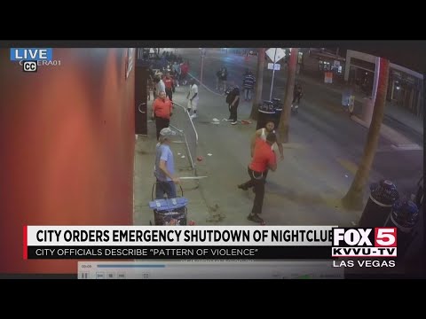 Las Vegas orders shutdown of Fremont Street club