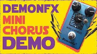 Video thumbnail for Dr. Madtone - DEMONFX - Mini Chorus Demo [Analog Man Mini Chorus Clone] by Dr. Mad Tone