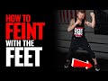 How to FEINT with Feet in BOXING | 3 Methods