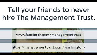HOA Fires The Management Trust